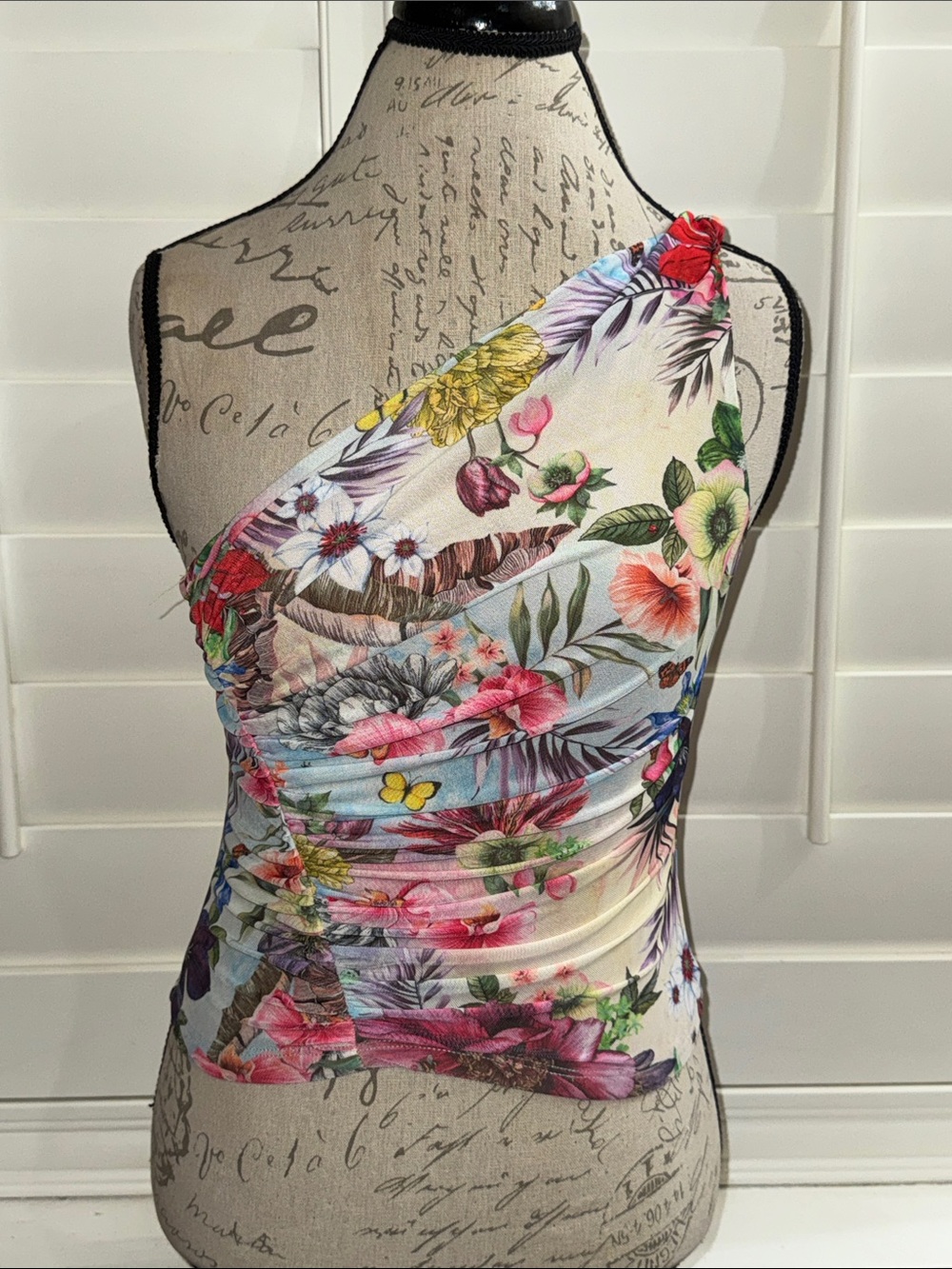 AFRM Zakia One Shoulder Top